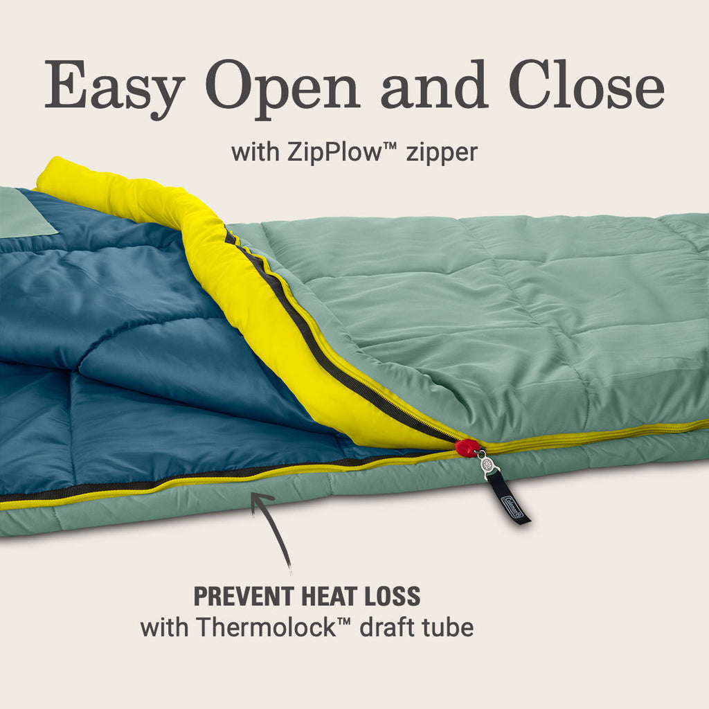 Coleman Big Bay™ 20° Mummy Sleeping Bag | Green