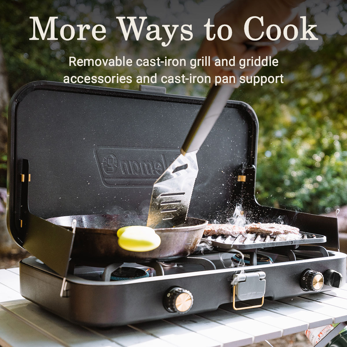 Coleman 1900 Collection™ 3-in-1 Propane Stove | Black