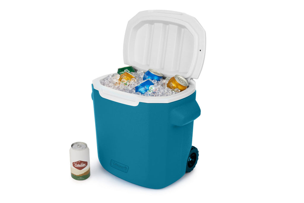 Coleman Chiller™ 28-Quart Cooler With Wheels | Deep Ocean