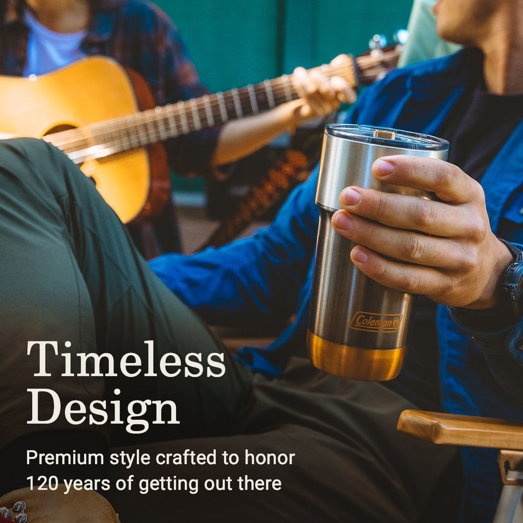 Coleman Kane Brown x 1900 Collection™ Steel Belted 20 oz. Stainless Steel Tumbler | Smoke | Cup Holder