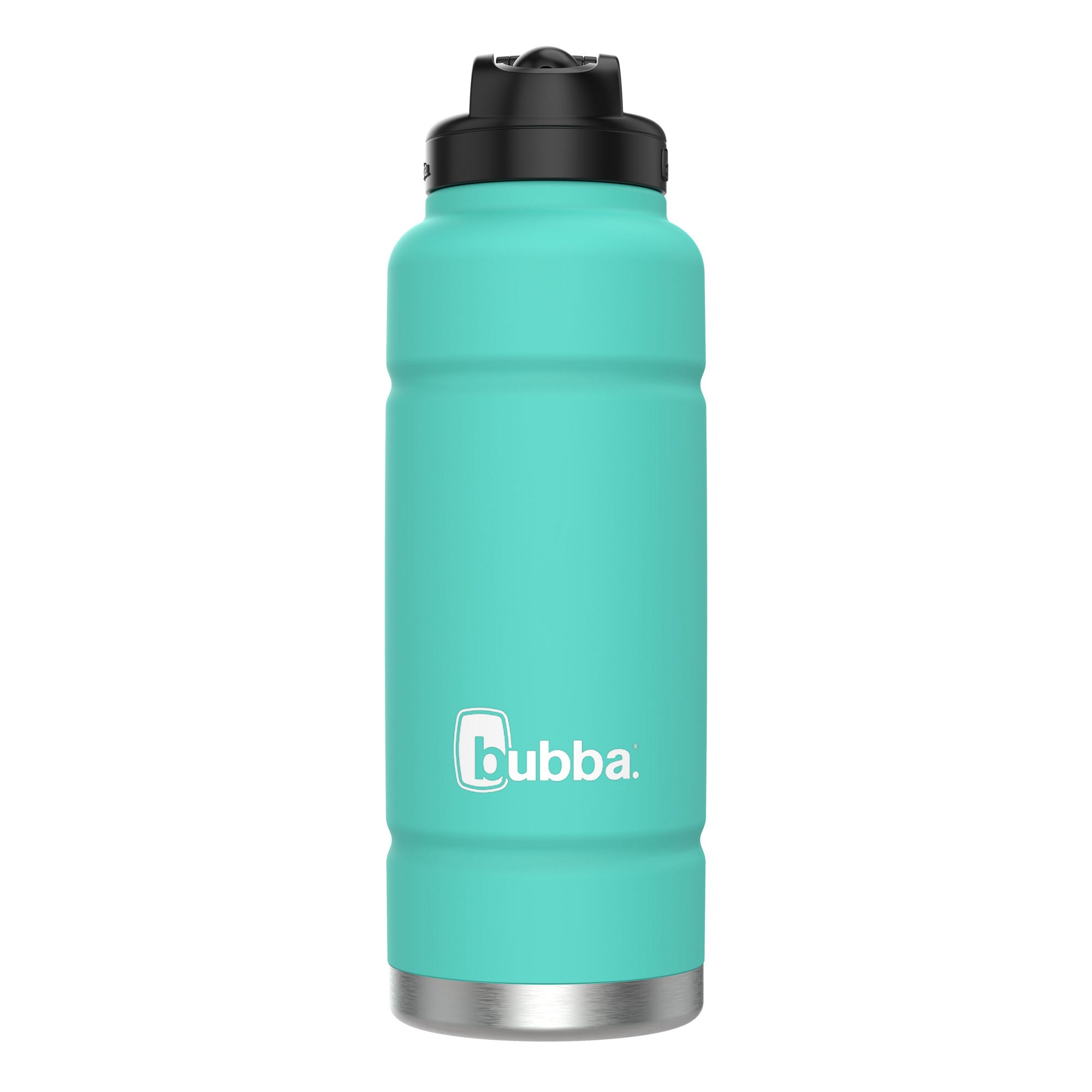 bubba Trailblazer Insulated Water Bottle with Straw Lid | 40oz | Island Teal Rubberized