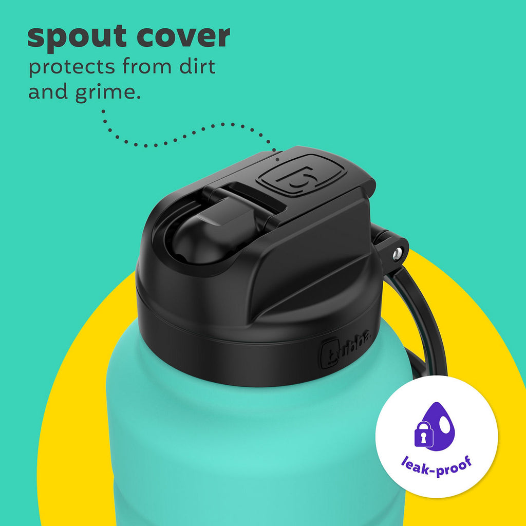 bubba Trailblazer Insulated Water Bottle with Straw Lid | 40oz | Island Teal Rubberized