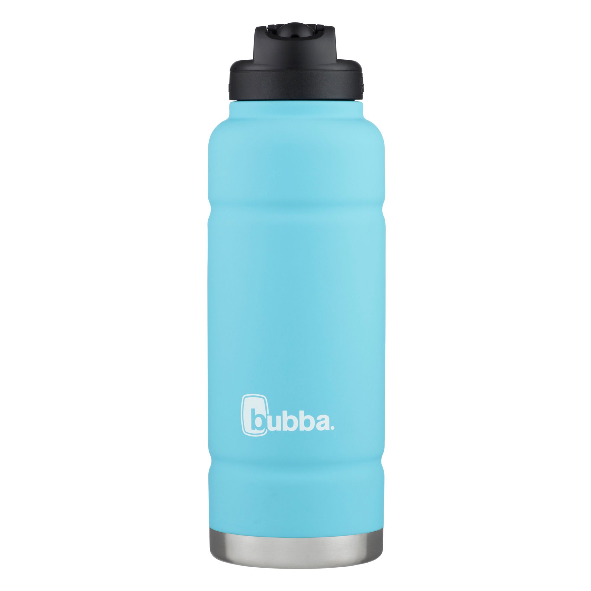 bubba Trailblazer Water Bottle with Straw Lid | 40 Oz. | Pool Blue Rubberized