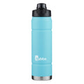 bubba Stainless Steel Trailblazer Rubberized Water Bottle with Straw | 24 oz. | Pool Blue