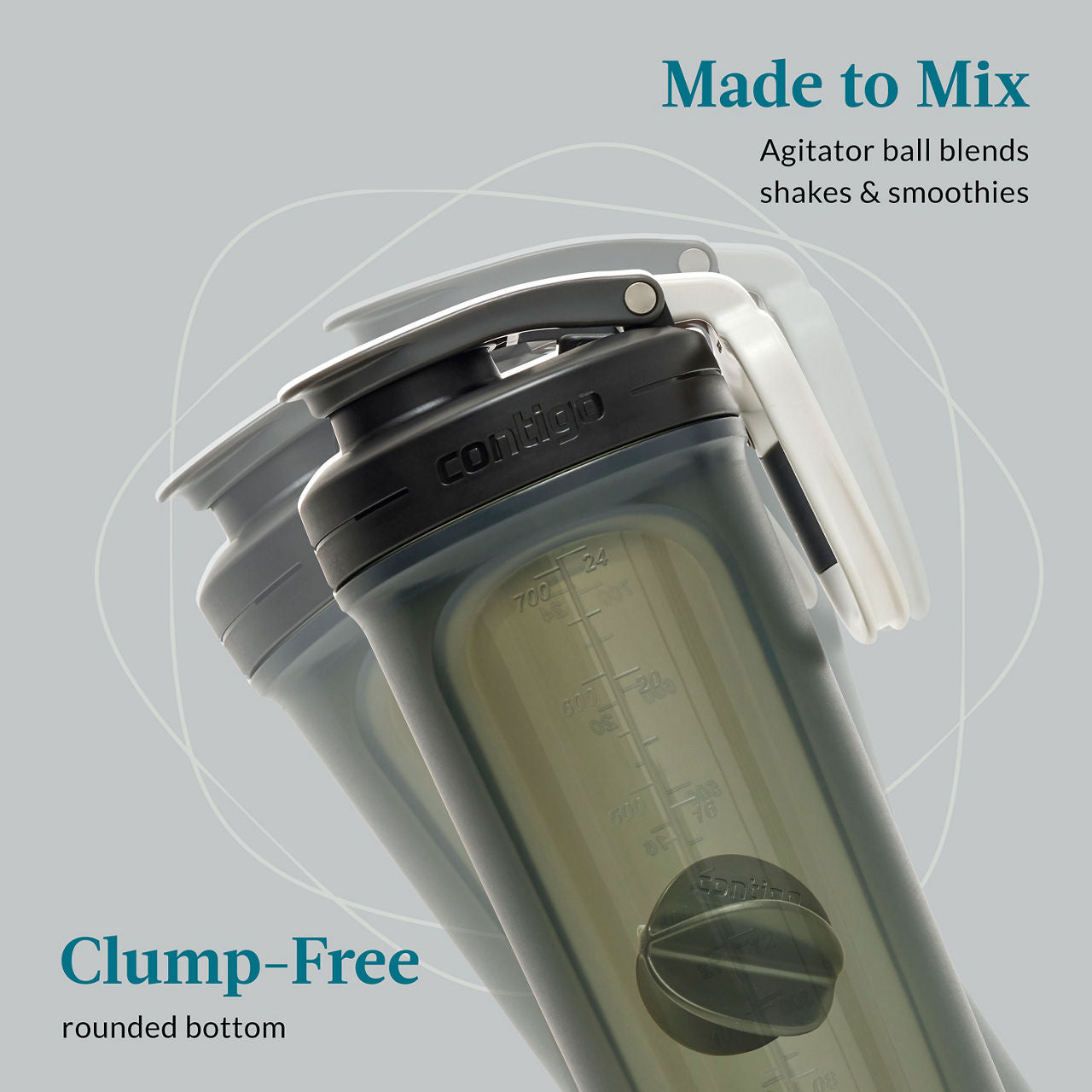 Contigo® Shake & Go Fit 2.0 Shaker Bottle | 28oz | Sake