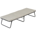Coleman Ridgeline™ III Camping Cot with Foam Sleeping Pad | 74 x 26 x 15.2 | White & Grey