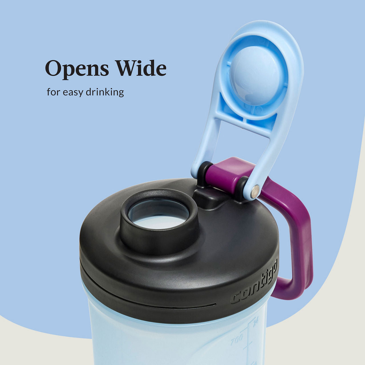 Contigo® Shake & Go Fit 2.0 Shaker Bottle | 28oz | Periwinkle | Cup Holder