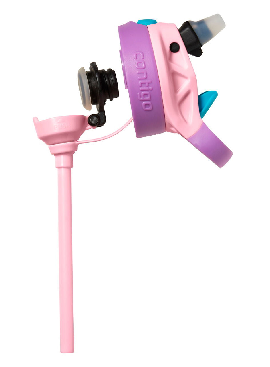Contigo® Kids Cleanable AUTOSPOUT® Water Bottle | 20 oz | Strawberry Cream Orchid