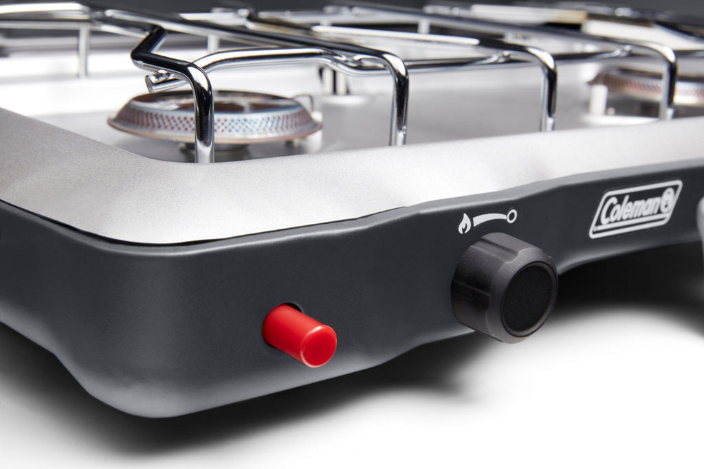 Coleman Triton™+ 2-Burner Propane Gas Camping Stove | Grey
