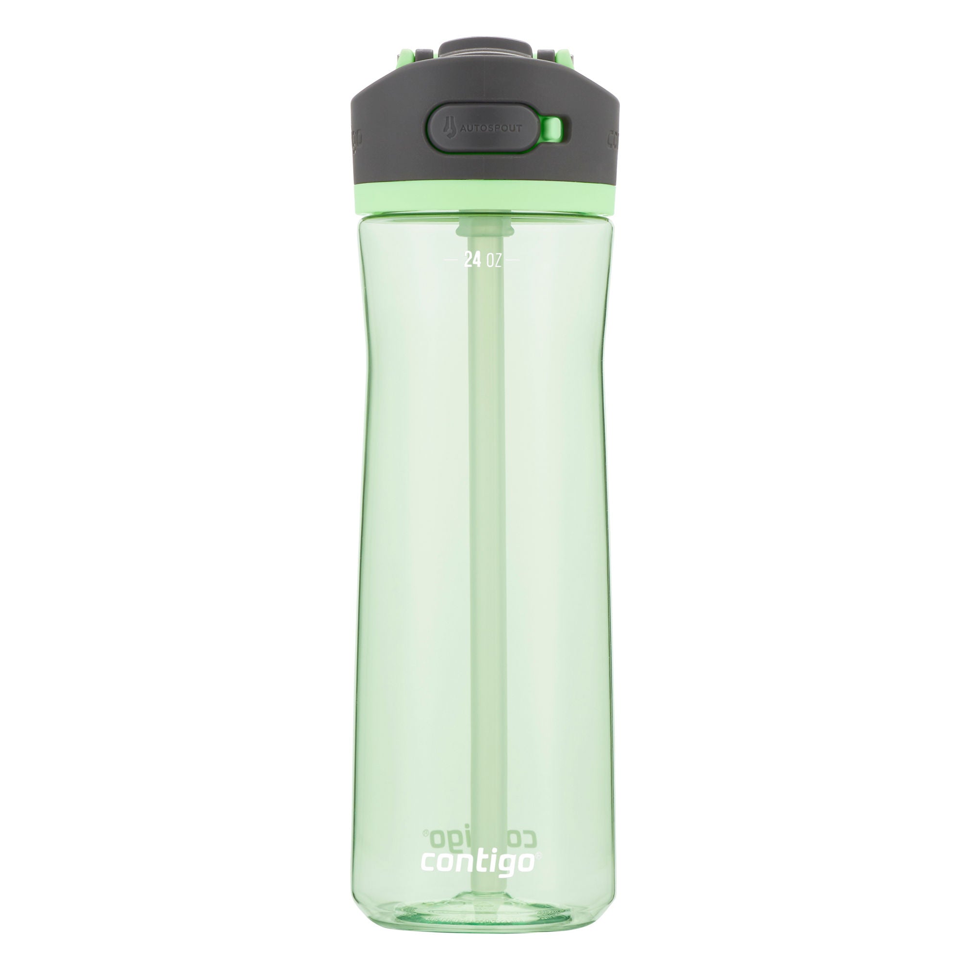 Contigo® Ashland 2.0 Water Bottle with AUTOSPOUT® Lid | 24oz | Cucumber | Cup Holder