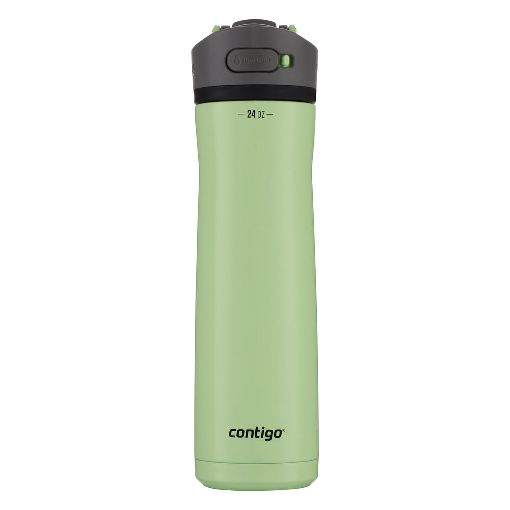 Contigo® Ashland Chill 2.0 Stainless Steel Water Bottle with AUTOSPOUT® Lid | 24oz | Cucumber | Cup Holder
