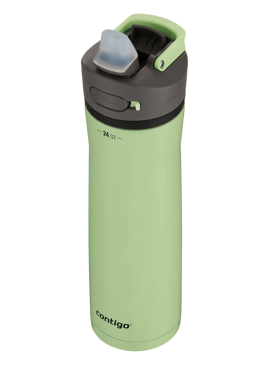 Contigo® Ashland Chill 2.0 Stainless Steel Water Bottle with AUTOSPOUT® Lid | 24oz | Cucumber | Cup Holder