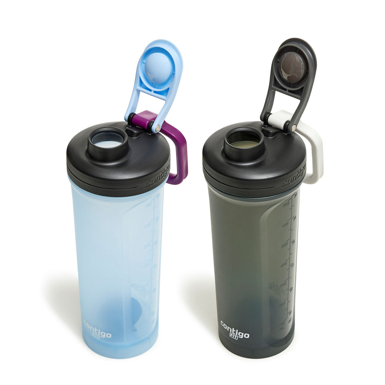 Contigo® Shake & Go Fit 2.0 Shaker Bottle | 28oz | 2-Pack | Periwinkle/Sake | Cup Holder