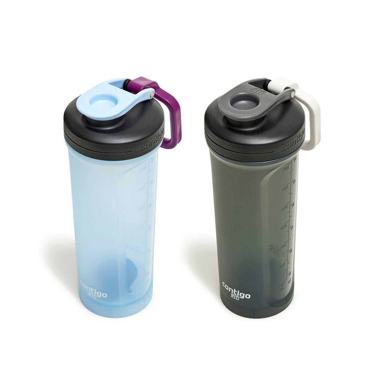 Contigo® Shake & Go Fit 2.0 Shaker Bottle | 28oz | 2-Pack | Periwinkle/Sake | Cup Holder
