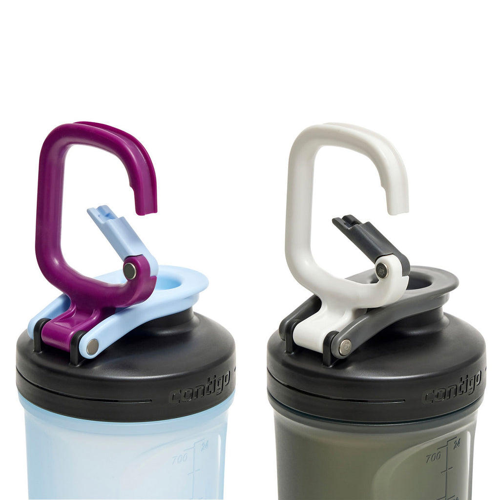 Contigo® Shake & Go Fit 2.0 Shaker Bottle | 28oz | 2-Pack | Periwinkle/Sake | Cup Holder