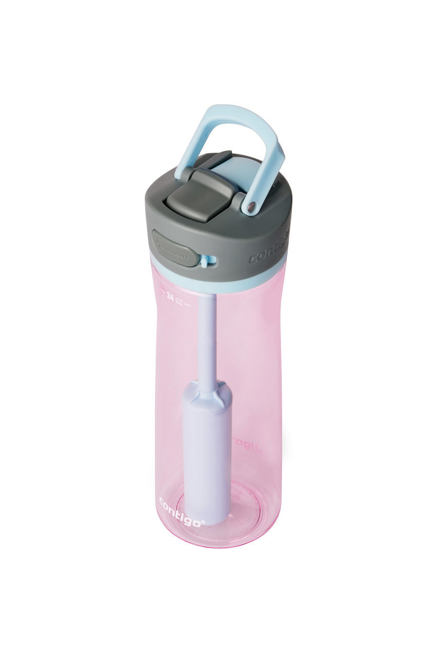 Contigo Wells Straw Filtration Tritan Water Bottle with AUTOSPOUT® LID | 24oz | Salt, Strawberry Cream, Dark Ice