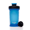 Contigo Shake & Go Fit 2.0 Shaker Bottle | 20oz | Blue Poppy | Cup Holder