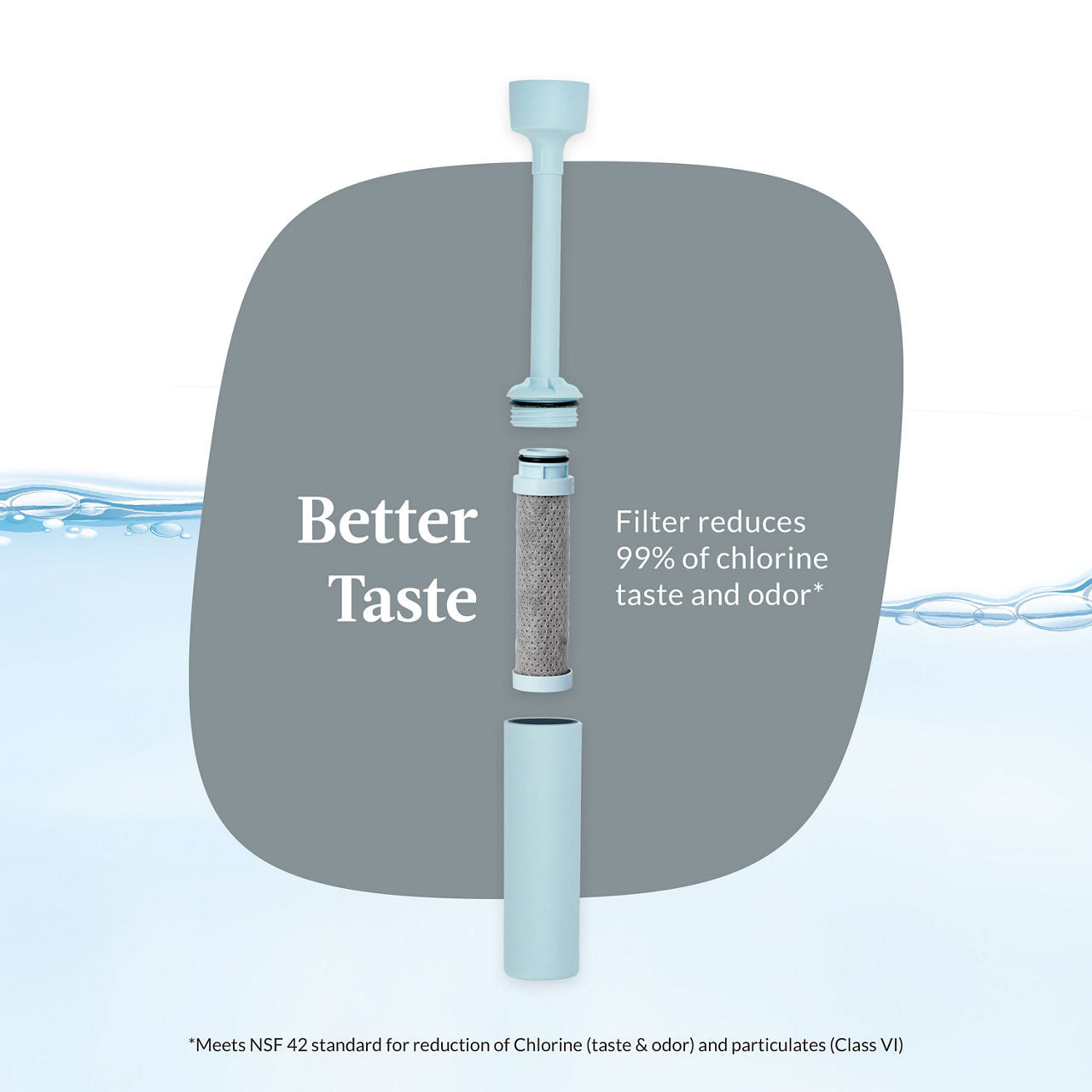 Contigo Wells Plastic Filter Water Bottle with AUTOSPOUT® Straw Lid | 24 Oz. | Salt | Cup Holder