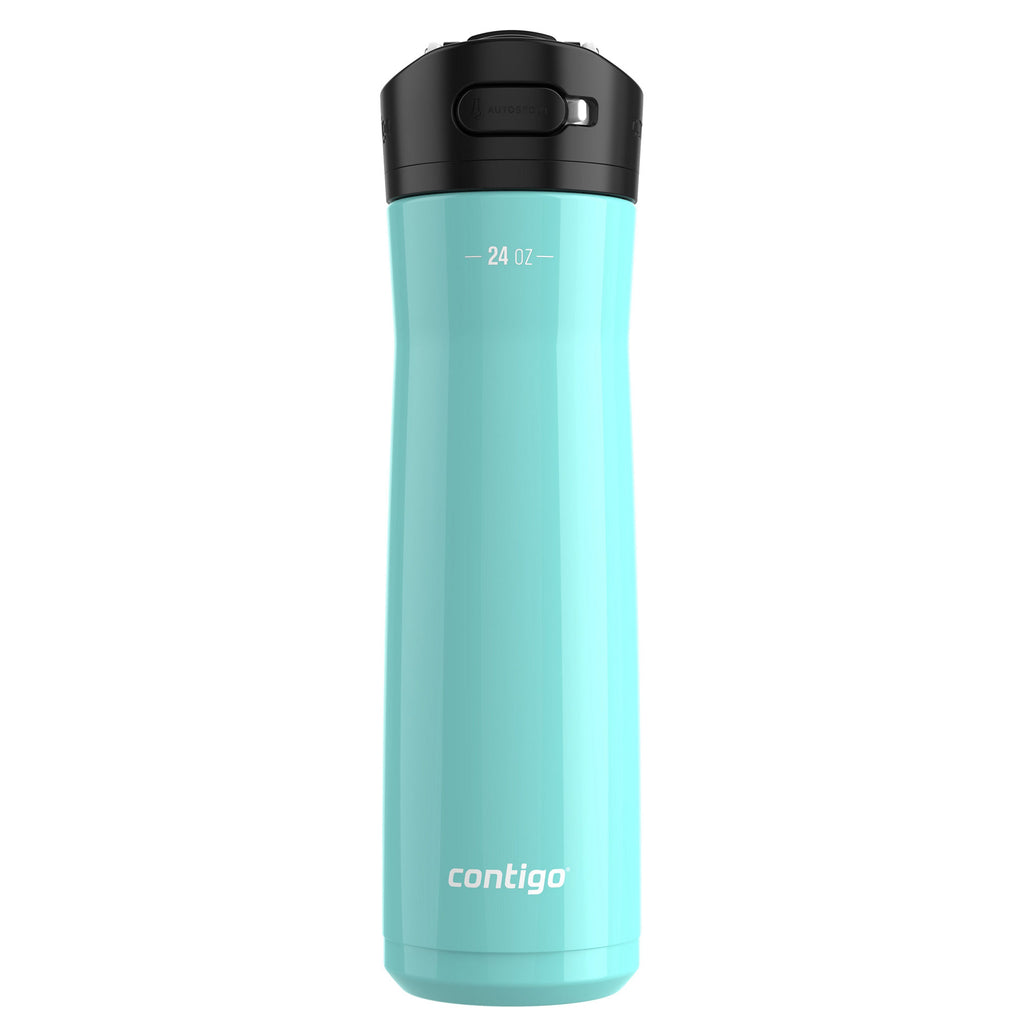 Contigo® Ashland Chill 2.0 Stainless Steel Water Bottle with AUTOSPOUT® Lid | 24oz | Jade Vine | Cup Holder