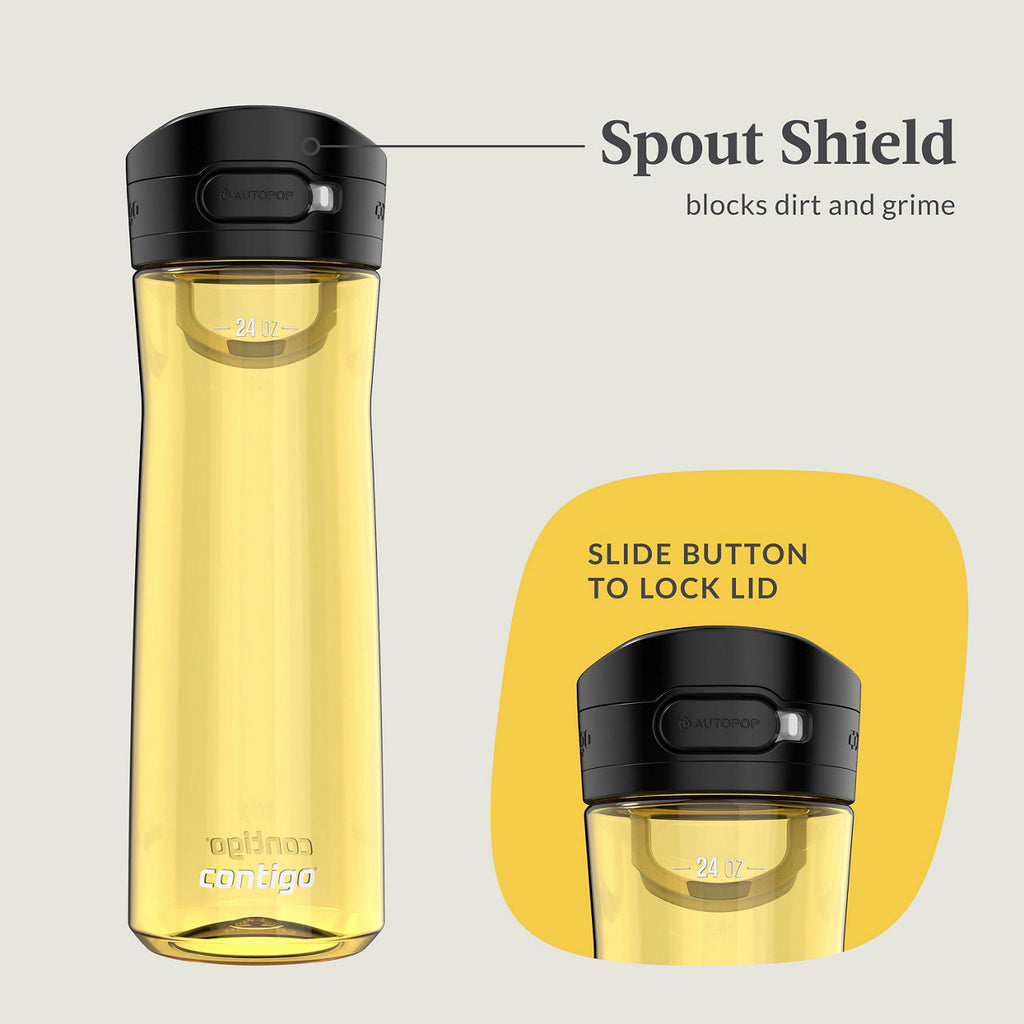 Contigo® Jackson 2.0 Leak-Proof Water Bottle | 24 Oz. | 2-Pack | Jade Vine & Pineapple