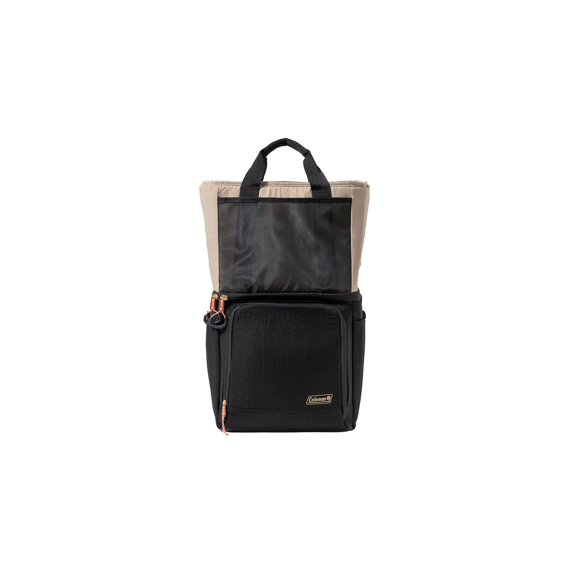 Coleman Now 20-Can Backpack Cooler | Beige & Black