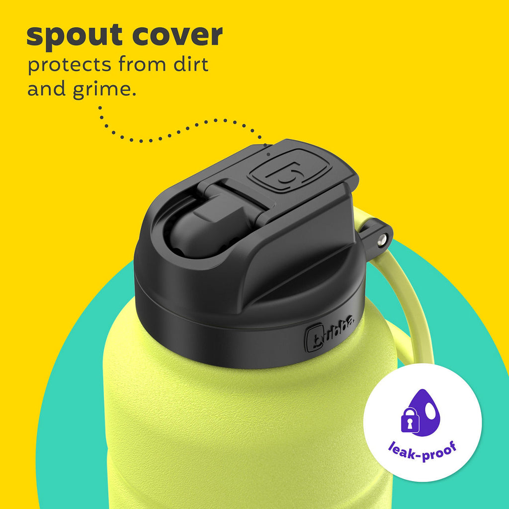 bubba Trailblazer Insulated Water Bottle with Straw Lid | 40oz | Limelight Powdercoat