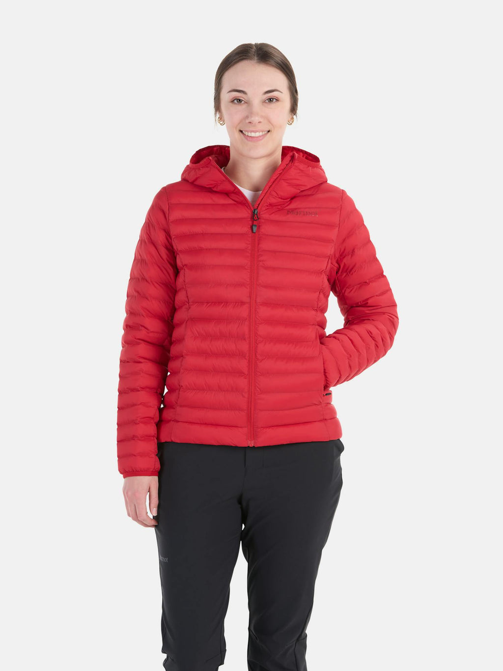 Marmot Women's Echo Featherless Hoody in Team Red
