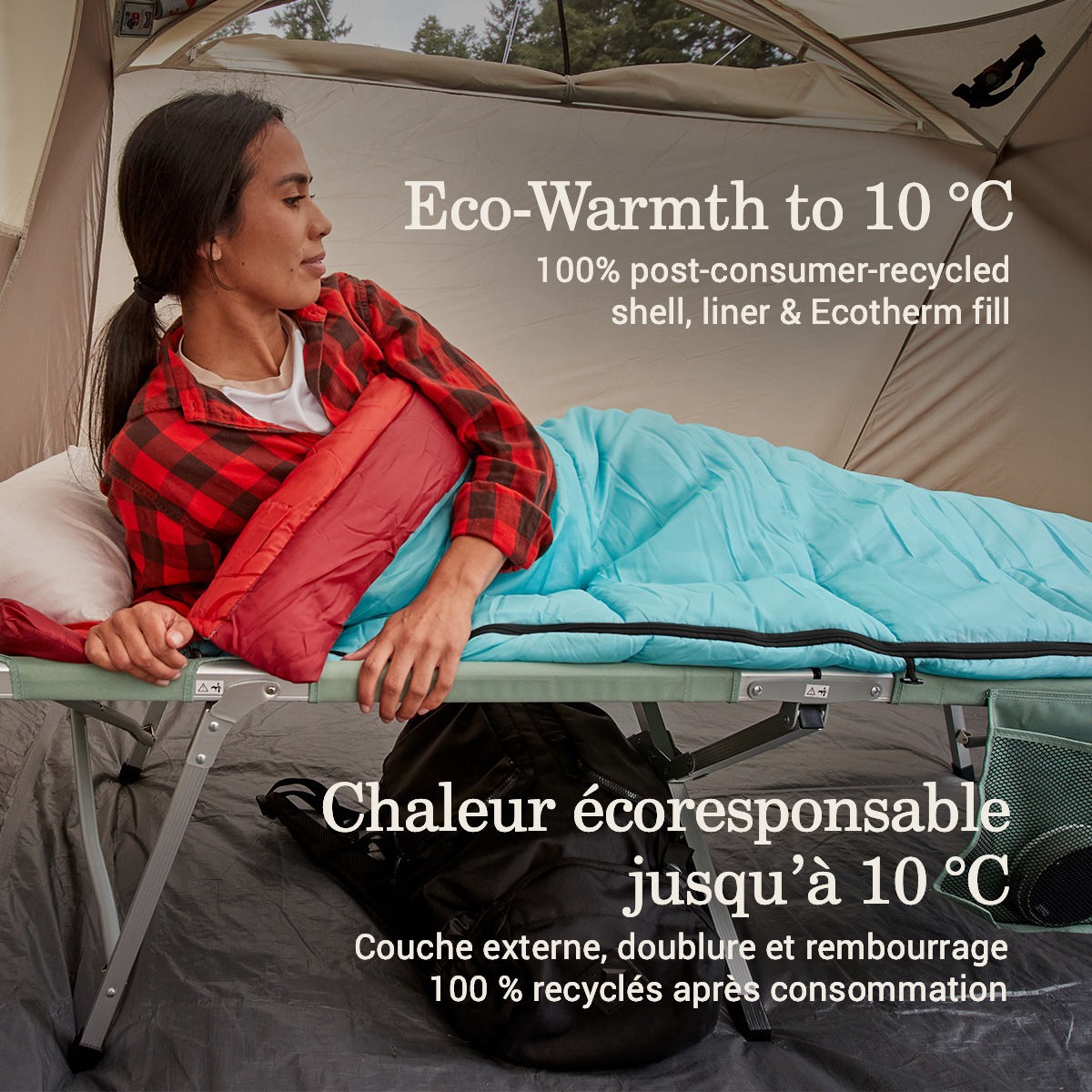 Coleman Flatlands™ 50°F Sleeping Bag | Blue