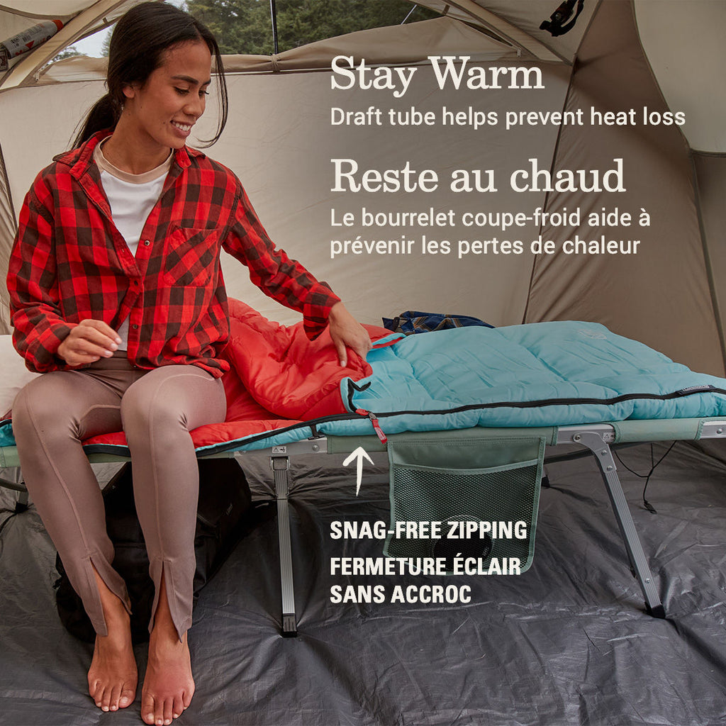 Coleman Flatlands™ 50°F Sleeping Bag | Blue