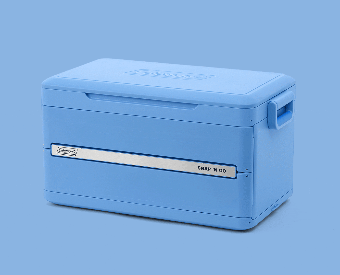 Coleman Snap 'N Go 35-Quart Collapsible Hard Cooler | Blue Sky