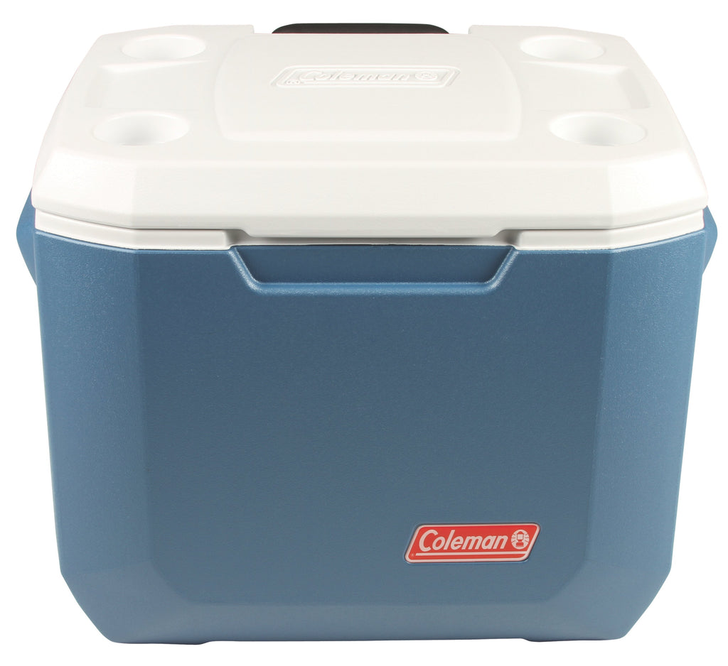 Coleman® 50-Quart Xtreme® 5-Day Hard Cooler with Wheels | Blue | Cup Holder | Supports Up To 250 lbs