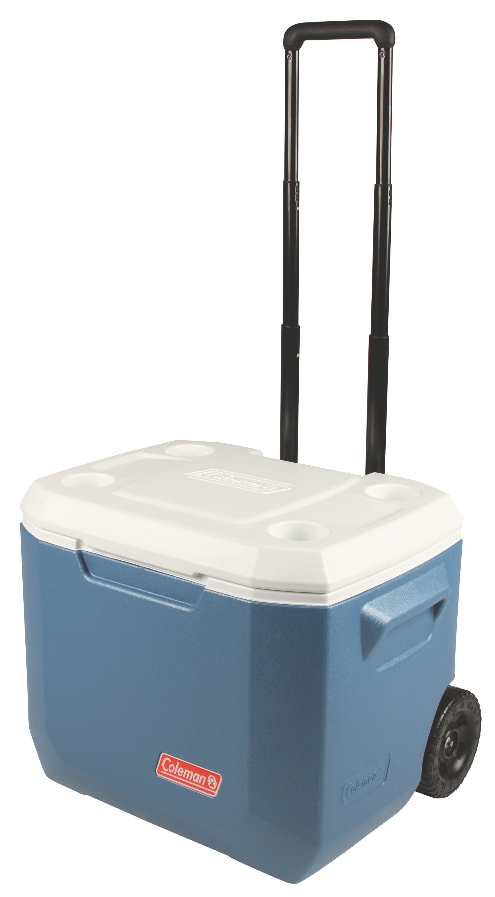 Coleman® 50-Quart Xtreme® 5-Day Hard Cooler with Wheels | Blue | Cup Holder | Supports Up To 250 lbs