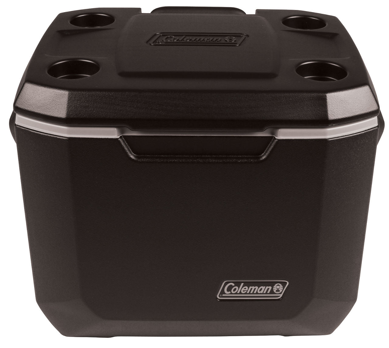 Coleman 50 Quart Xtreme® 5 Wheeled Cooler | Black | Cup Holder | Supports Up To 250 lbs