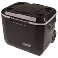 Coleman 50 Quart Xtreme® 5 Wheeled Cooler | Black | Cup Holder | Supports Up To 250 lbs