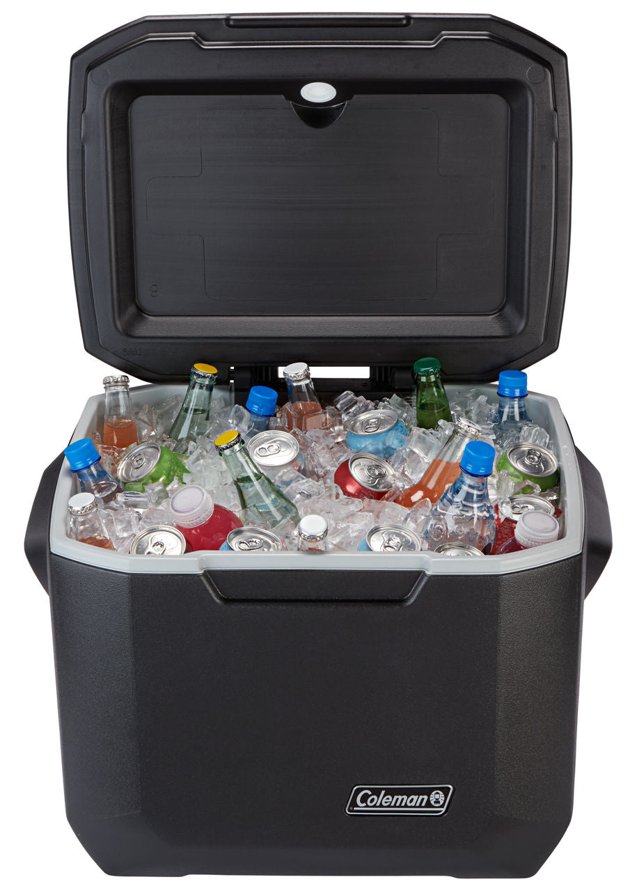 Coleman® 50-Quart Xtreme® 5-Day Hard Cooler with Wheels | Black | Cup Holder