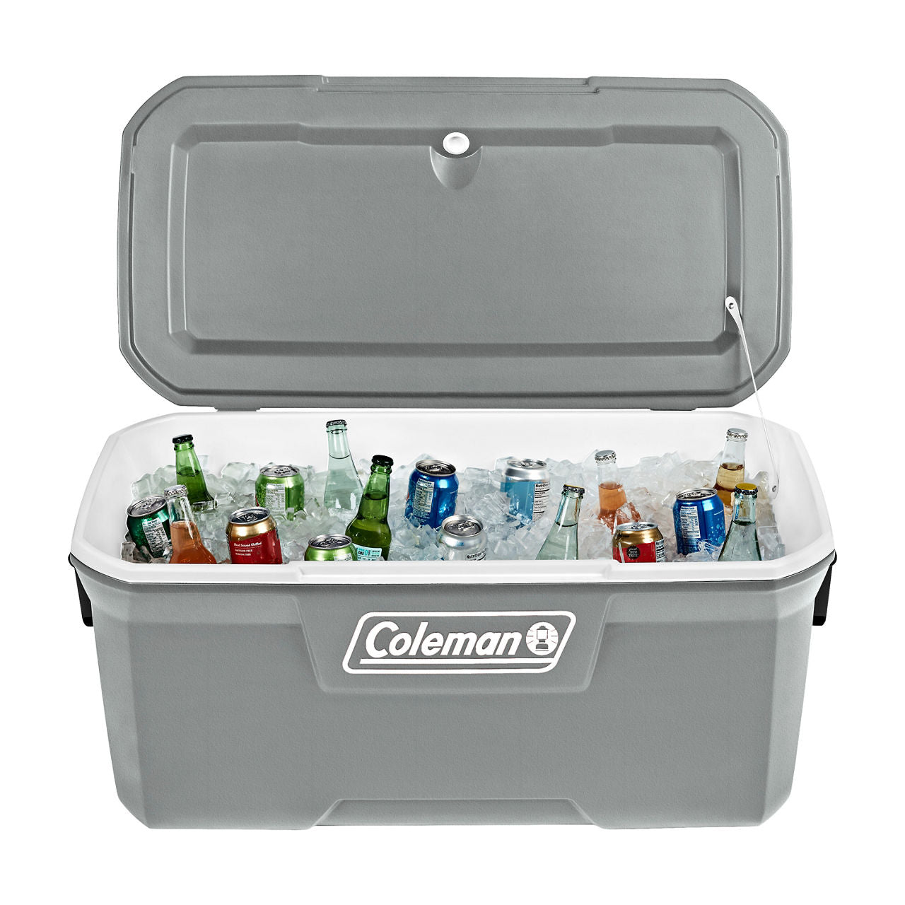 Coleman 316 Series™120-Quart Hard Cooler | Rock | Cup Holder