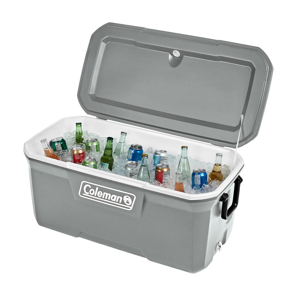 Coleman 316 Series™120-Quart Hard Cooler | Rock | Cup Holder