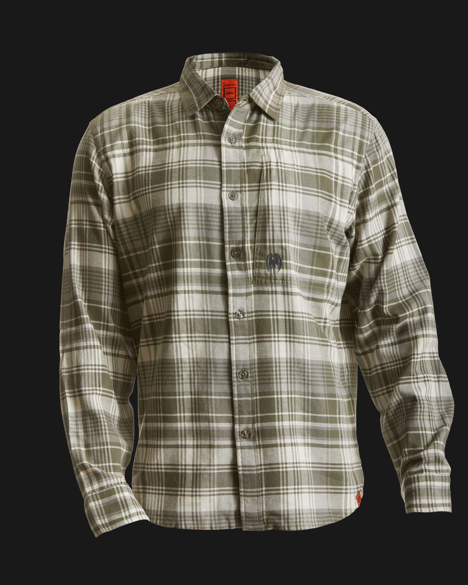 Ravin Flannel (Steel Plaid) 2XL