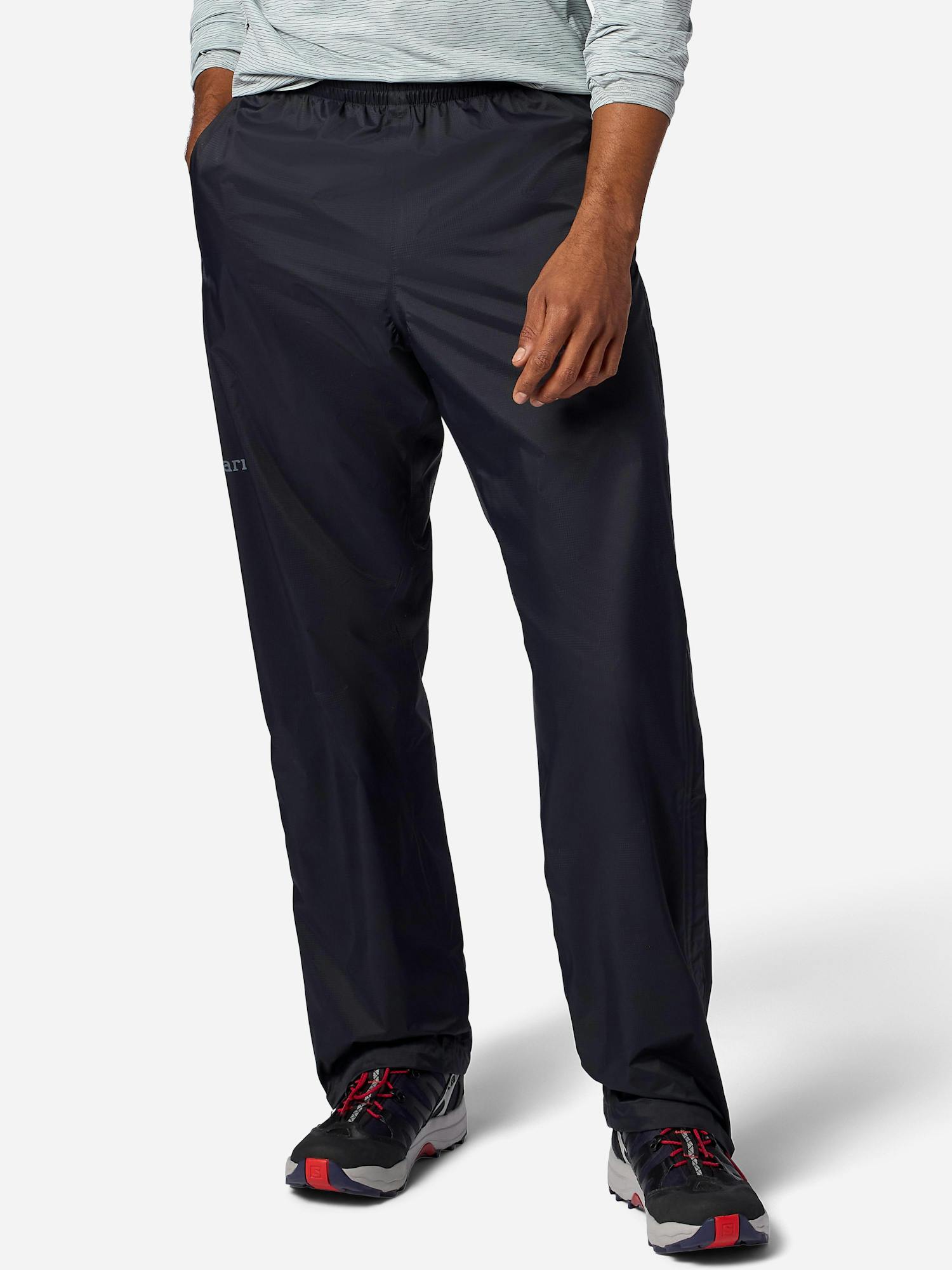Marmot Men's PreCip® Evo Full-Zip Rain Pants - Short in Black