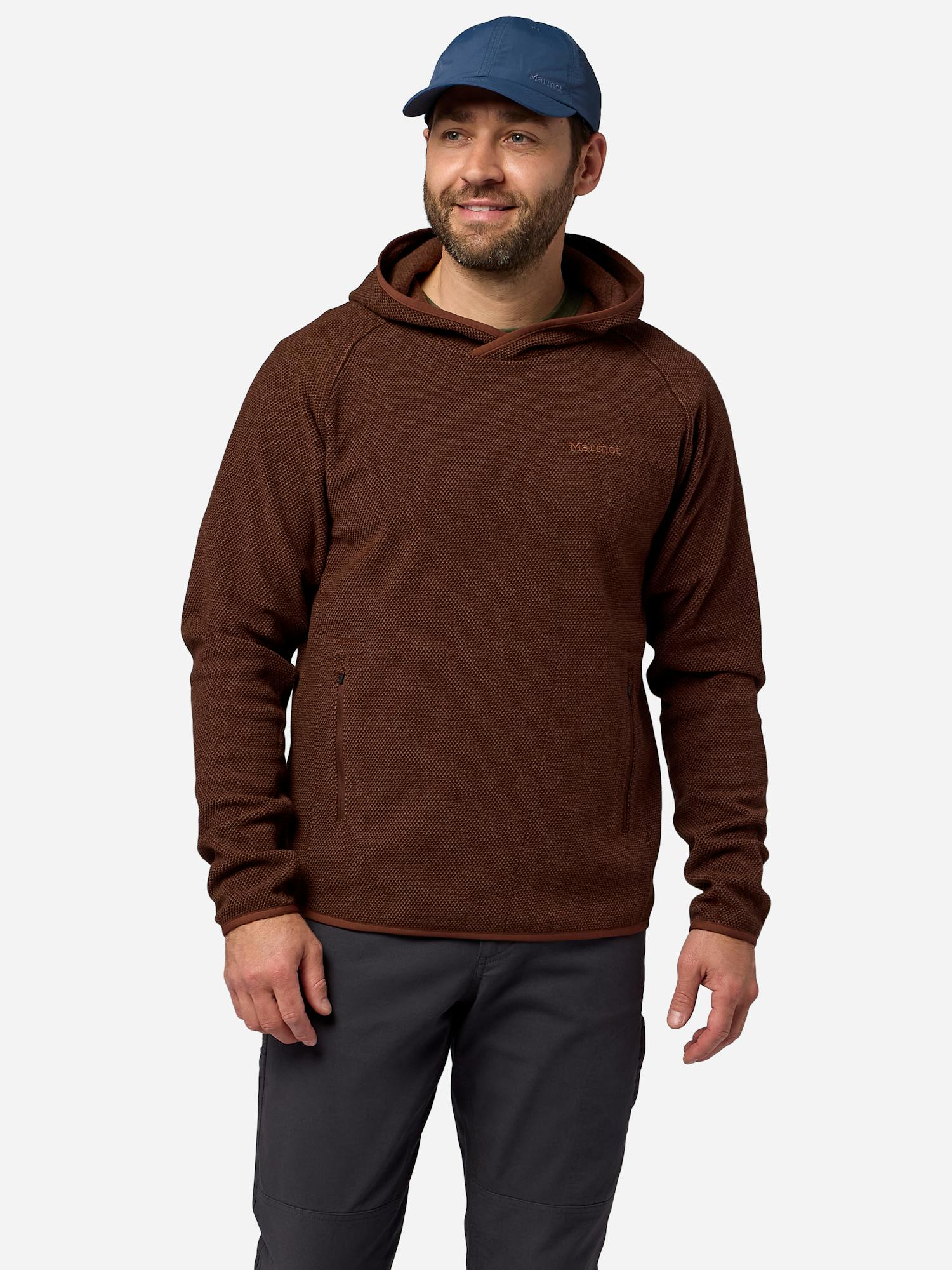 Marmot Men's Ferndale Hoodie Shirt in Umber