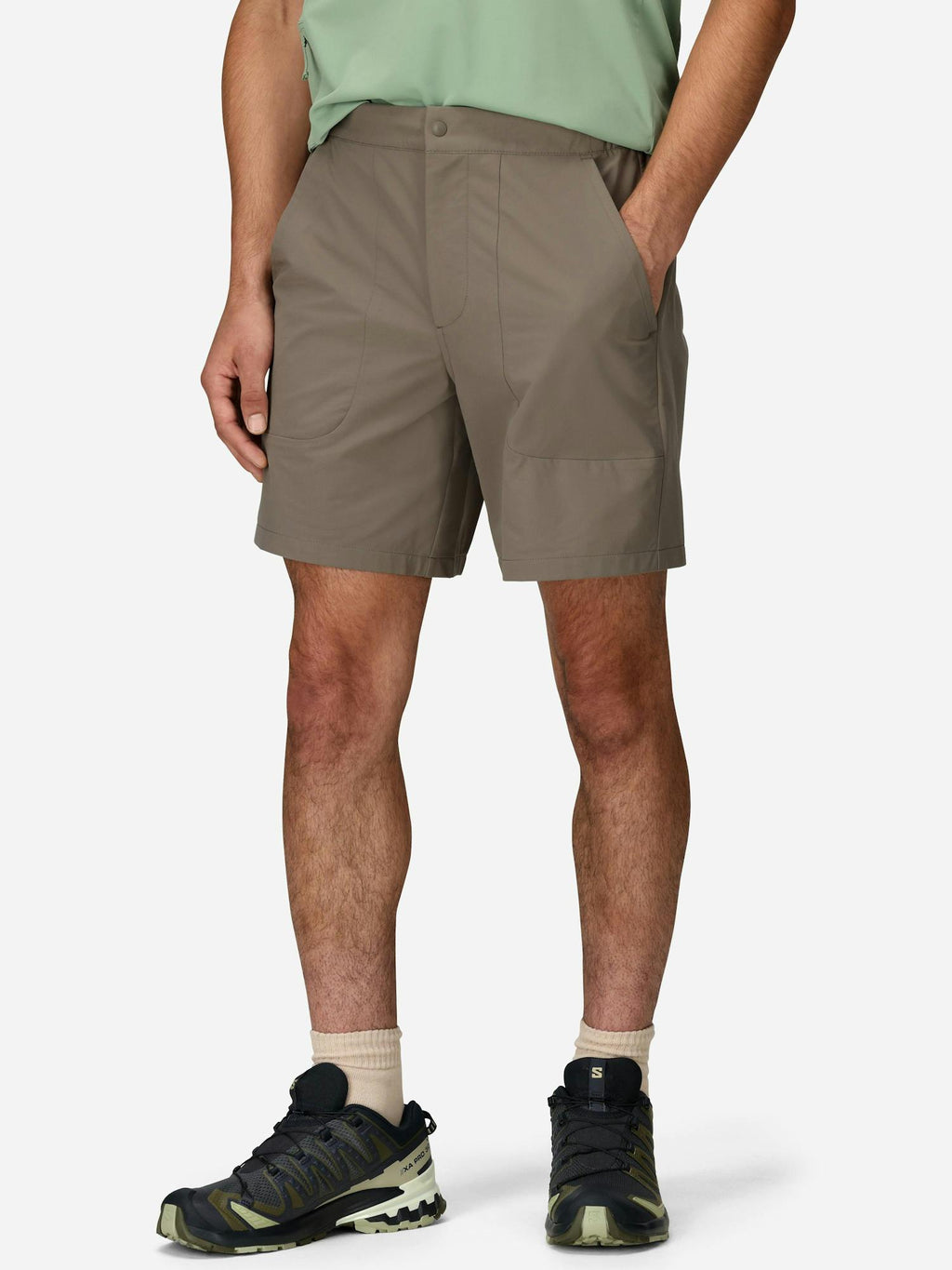 Marmot Men's AirExchange UPF 40 Shorts 7" (Spring 2026) in Claystone