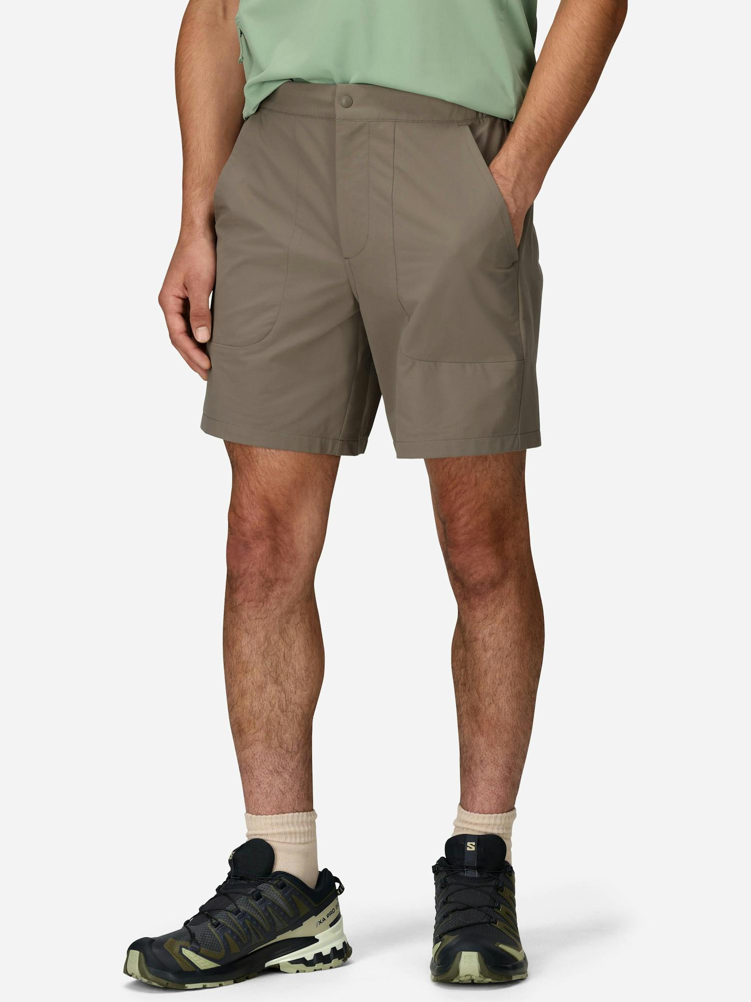 Marmot Men's AirExchange UPF 40 Shorts 7" (Spring 2026) in Claystone