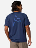 Marmot Men's Windridge UPF 50 Graphic Short-Sleeve T-Shirt (Spring 2026) in Nightfall Navy