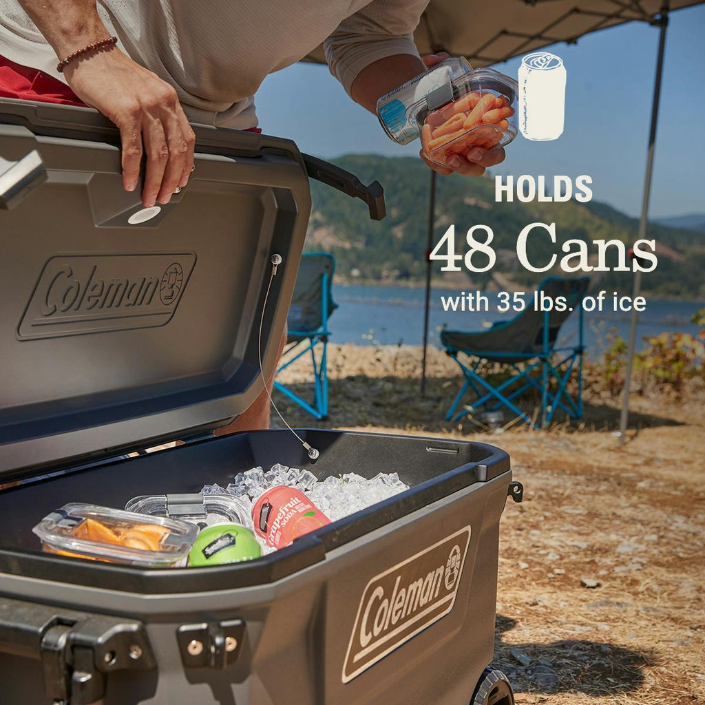 Coleman Convoy™ Series 65-Quart Cooler With Wheels | Dark Storm