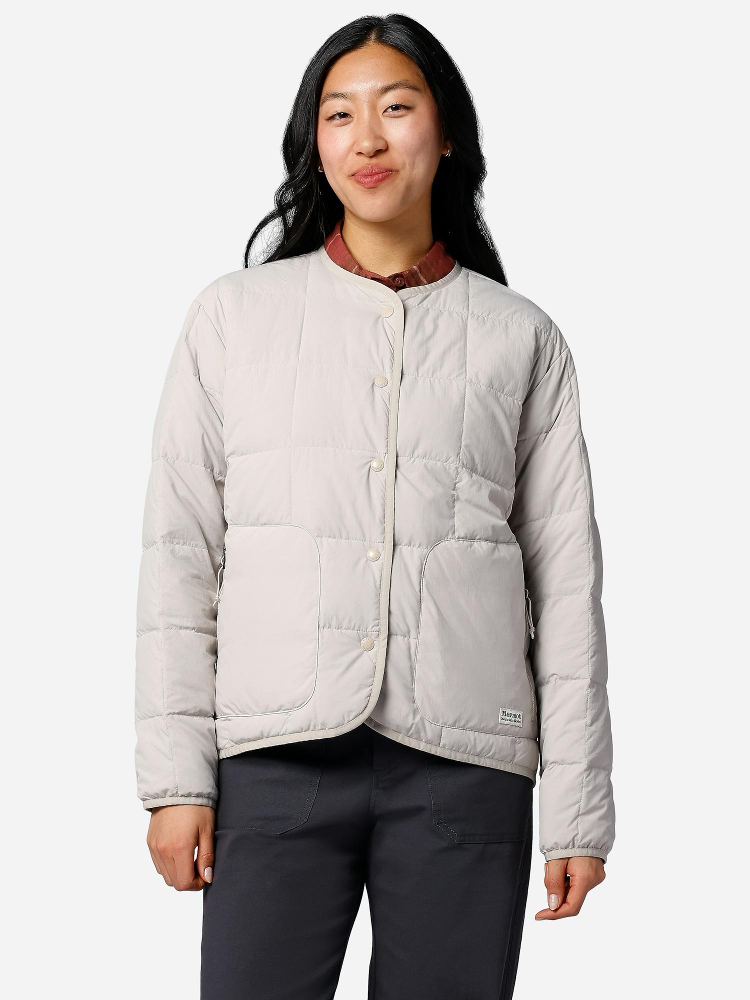 Marmot Women's Ares Collarless Jacket in Birch Bark