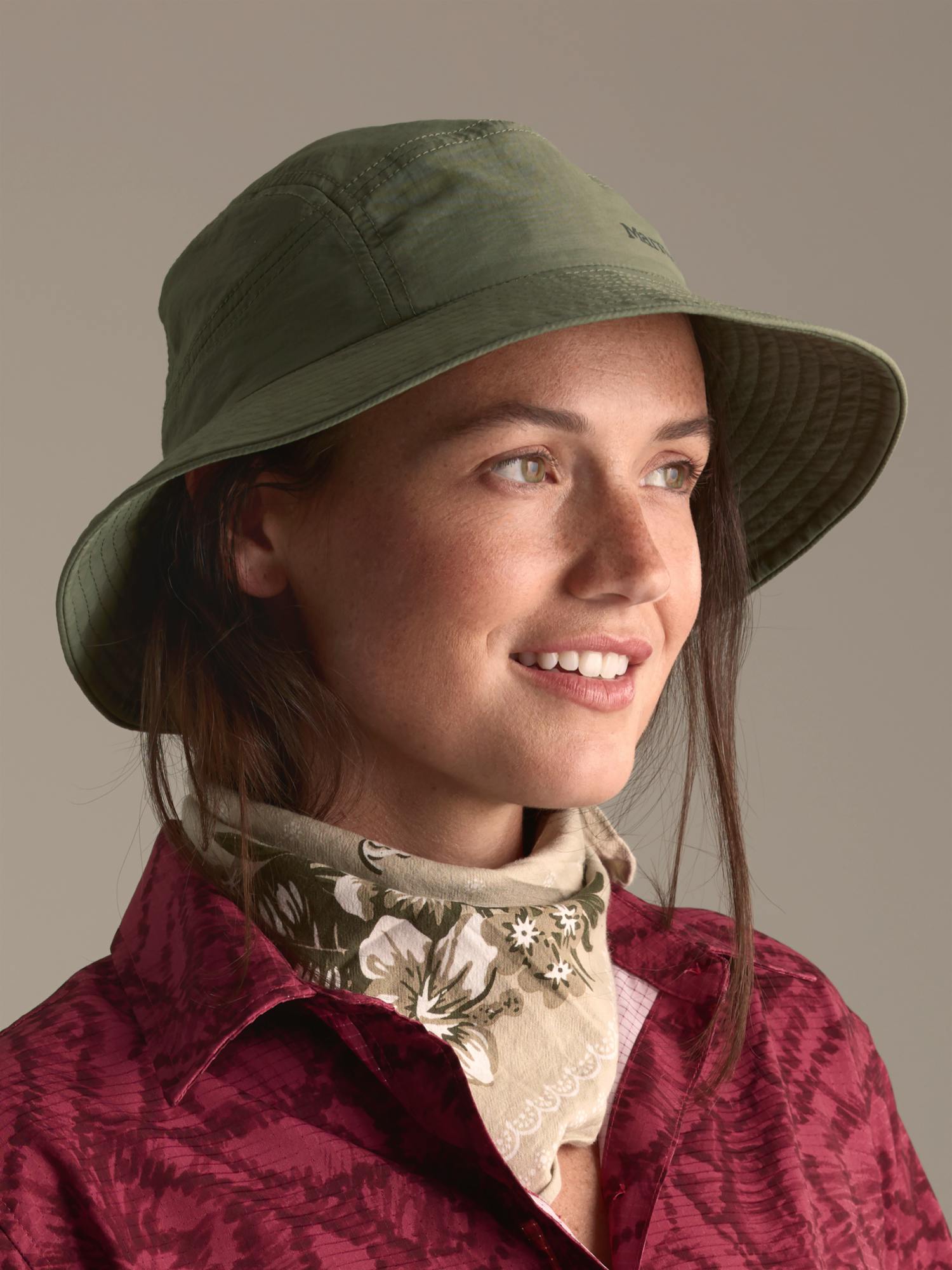 Marmot AirExchange UPF 50 Sun Hat in Olive Grove