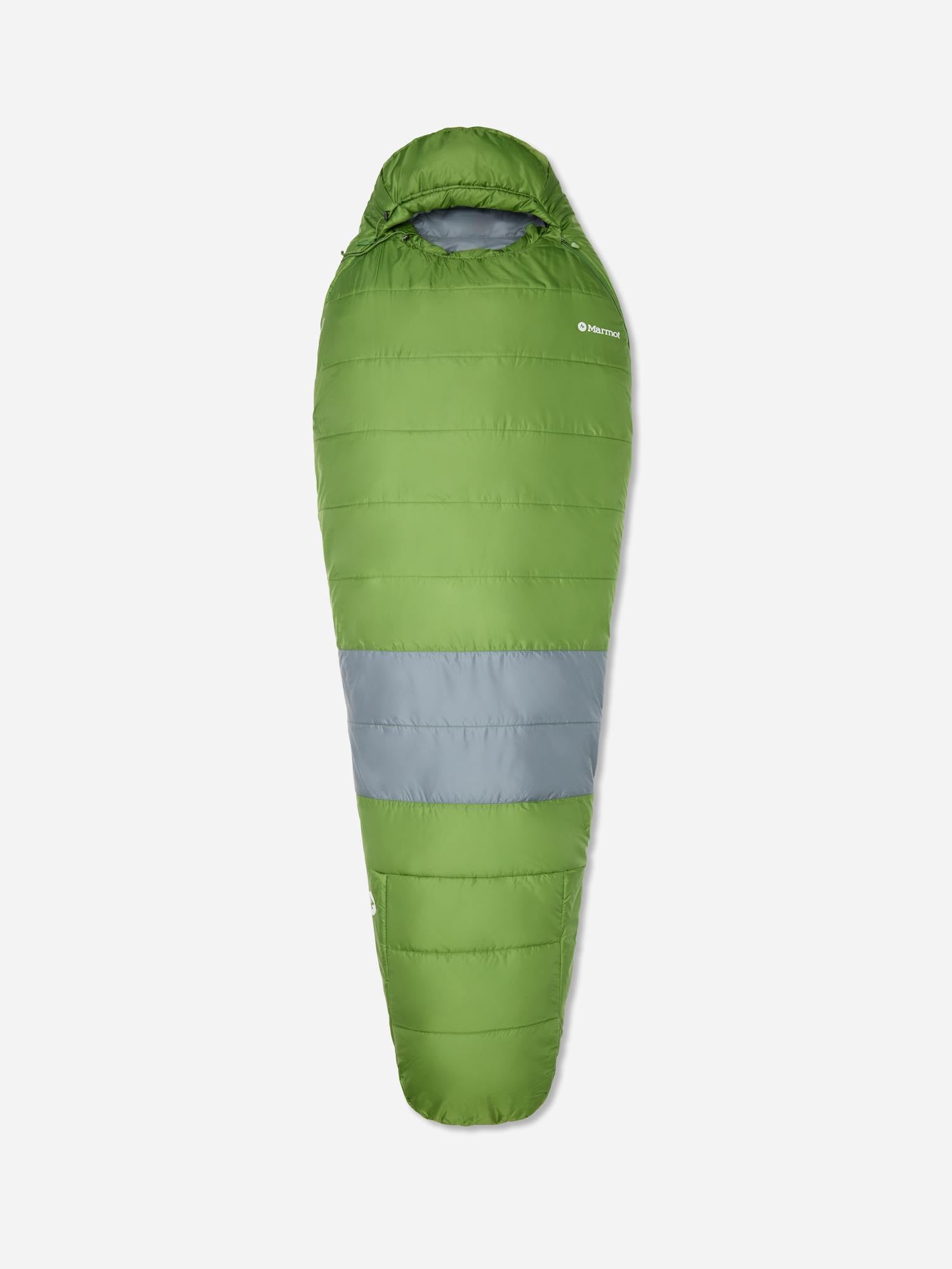 Marmot Trestles Elite Eco 30° Short Sleeping Bag in Foliage/Steel Onyx | Down