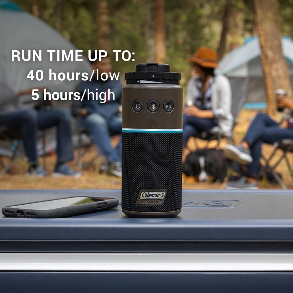 Coleman OneSource™ Bluetooth® Wireless Speaker & Rechargeable Battery | Black