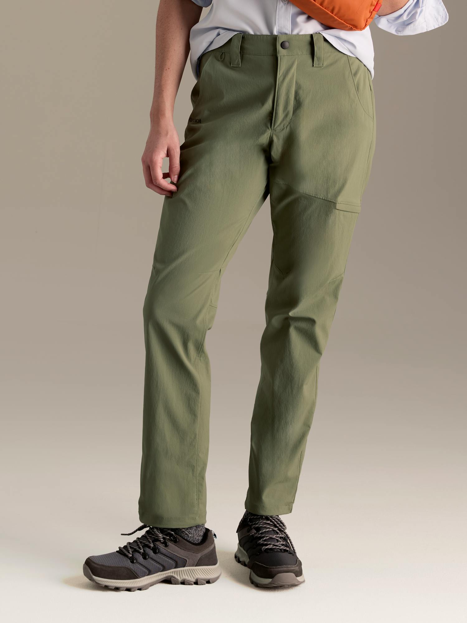 Marmot Women's Trailway UPF 50 Hiking Pants in Olive Grove
