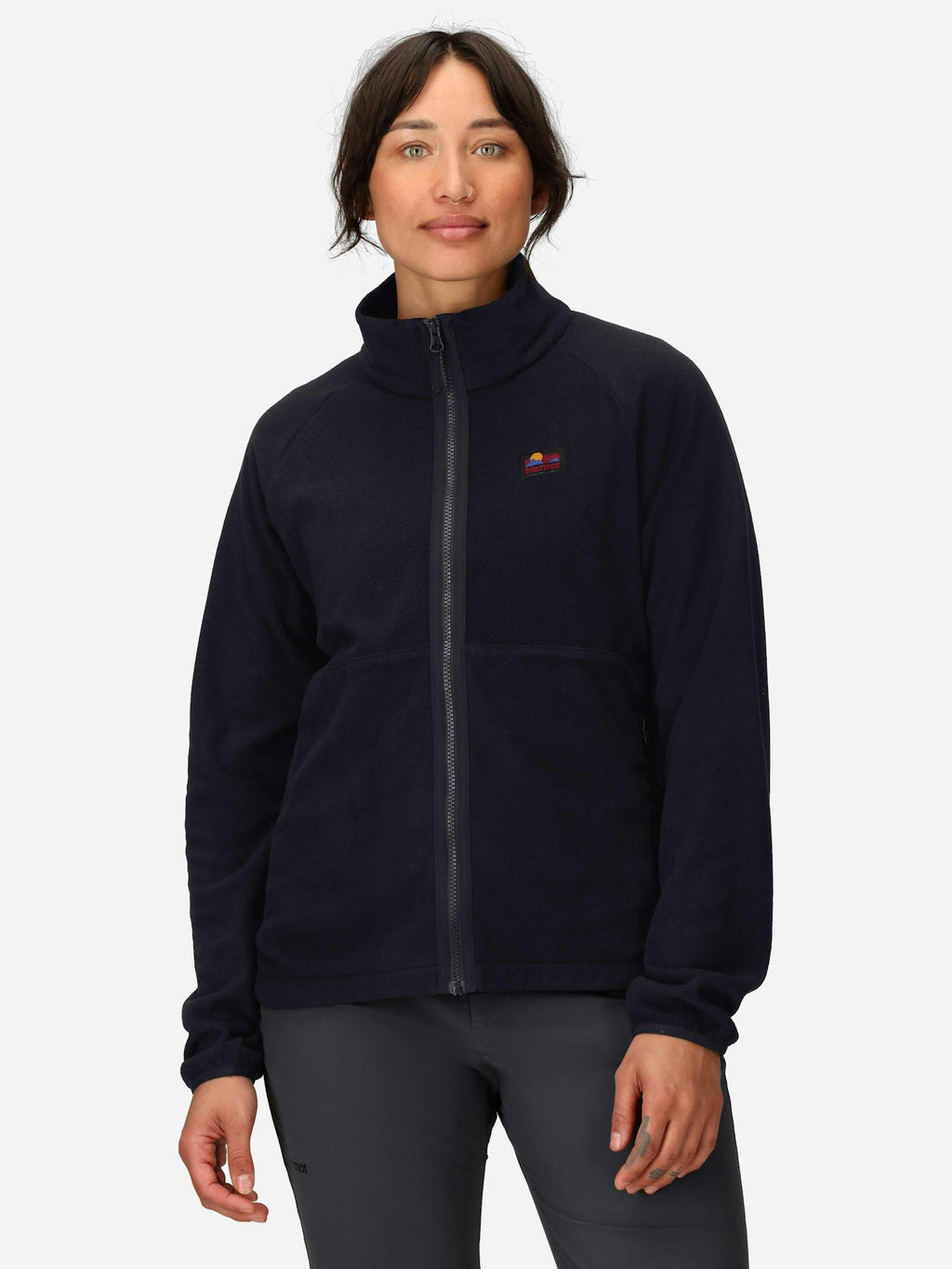 Marmot Women’s Upward Fleece Full-Zip Jacket in Black